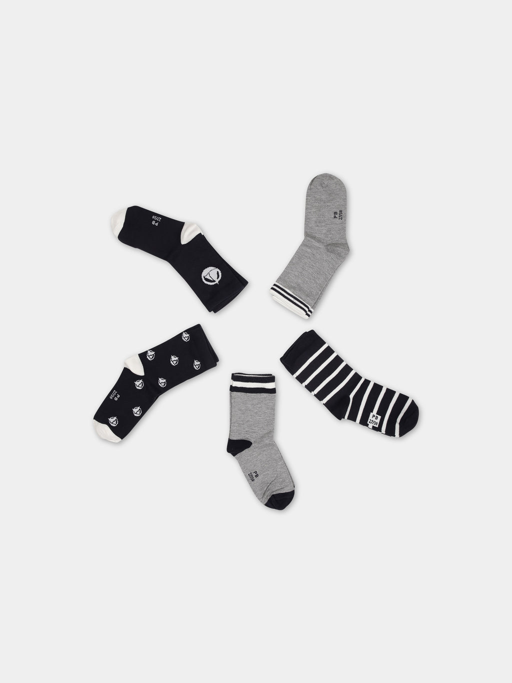 Multicolor set of socks for boy